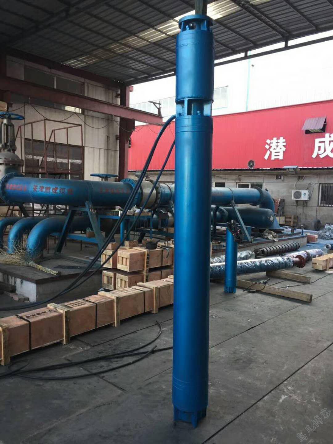 河北邯郸185KW热水深井泵准备发货第2张-潜水电机-潜水电泵-高压潜水电机-天津潜成泵业
